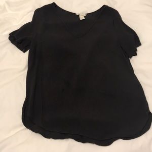 Dark grey shirt blouse